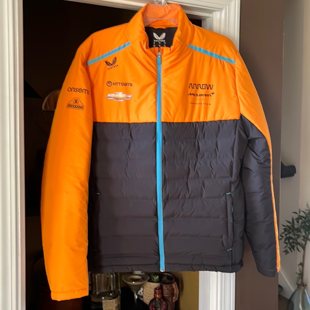 Castore McLaren Indycar Team Puffa Jacket, Size L